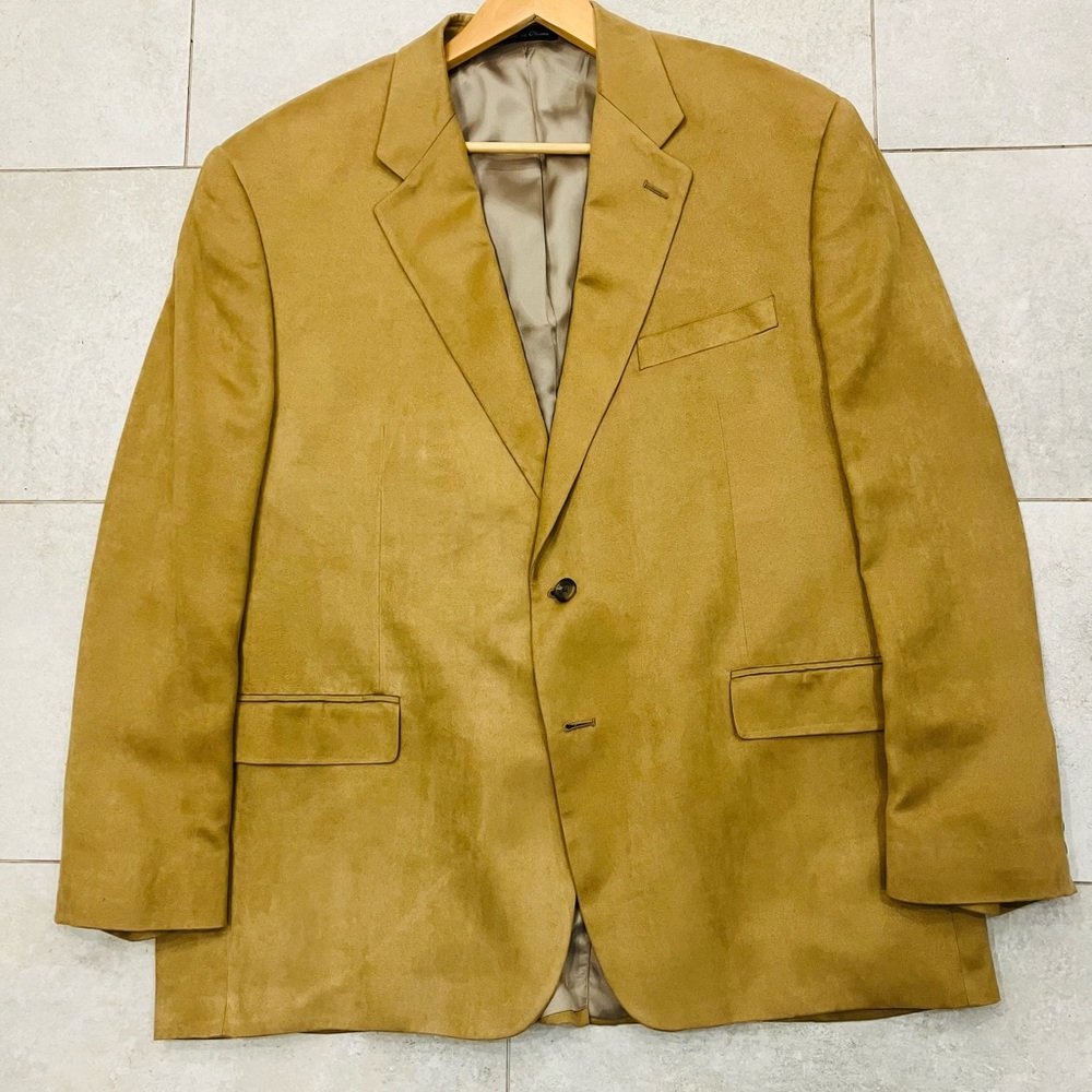 Ralph Lauren Chaps faux suede jacket 48 R